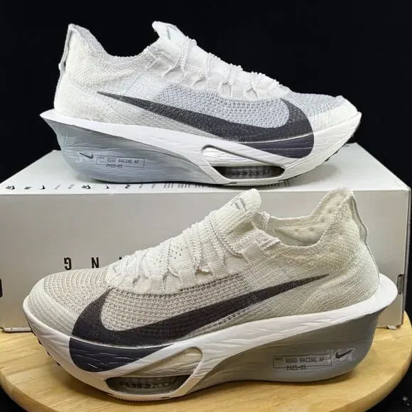 Nike Air Zoom Alphafly Next% 3 White Gridiron Pure Platinum FD8311-101 Mens 11.5 - Picture 1 of 10